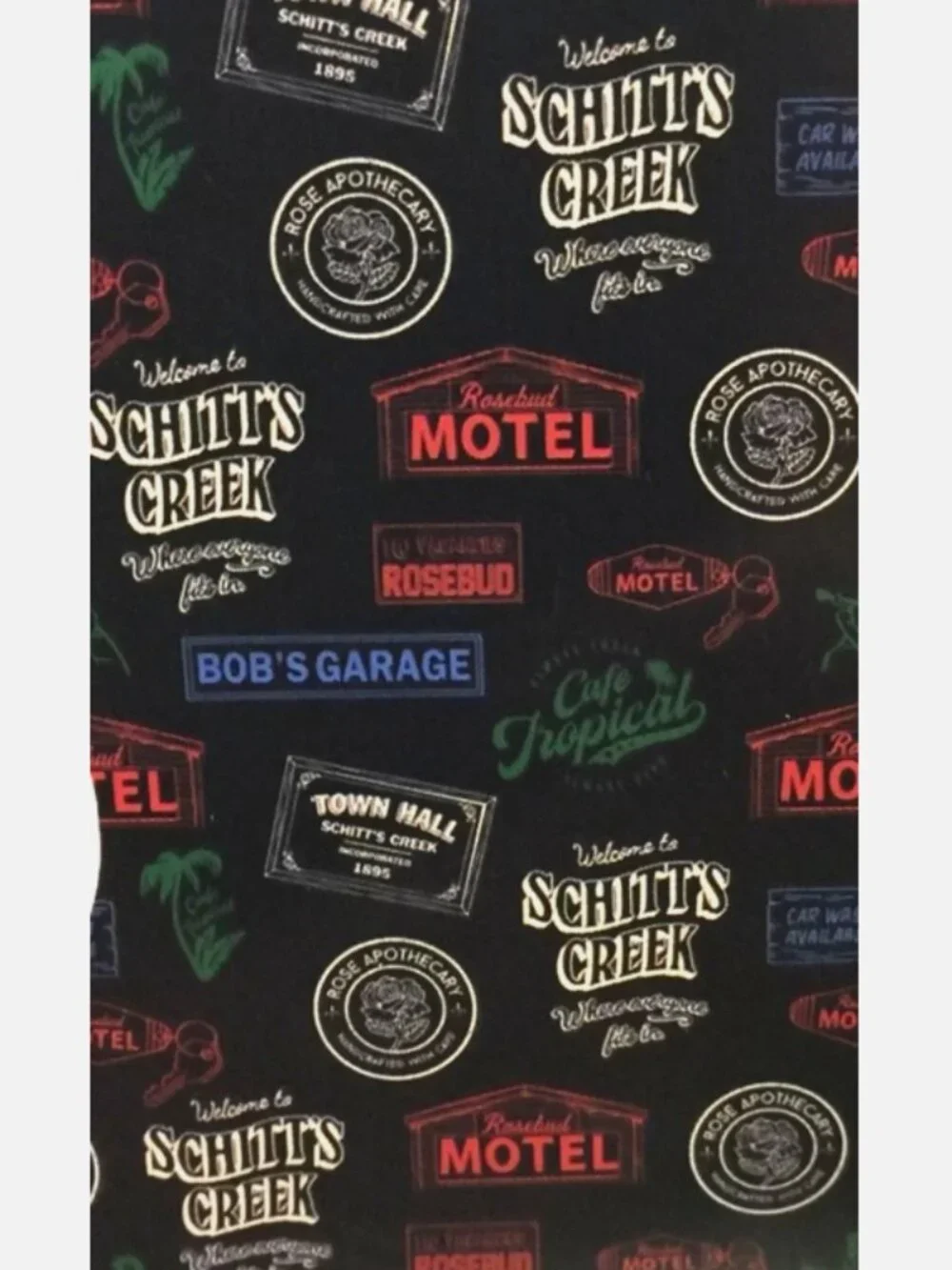 Schitt's Creek Sherpa Backed Blanket 60x90 in